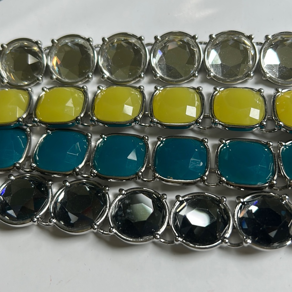 This is 4th DIY collection of necklaces from LS. Resin stones set in silver